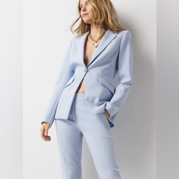 WHBM® One-Button Blazer
Light Blue Women's Blazer NWT - Picture 2 of 11